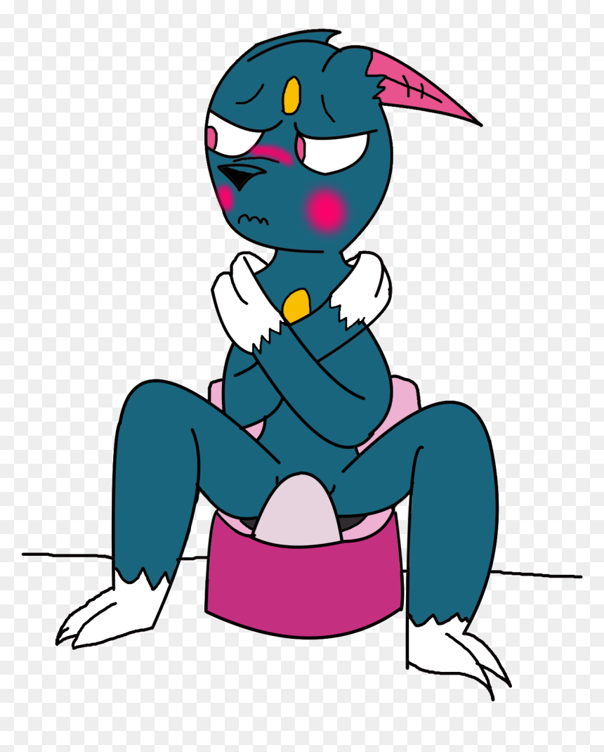 Sneasel Potty Downgraded - Cartoon, HD Png Download - sneasel png
