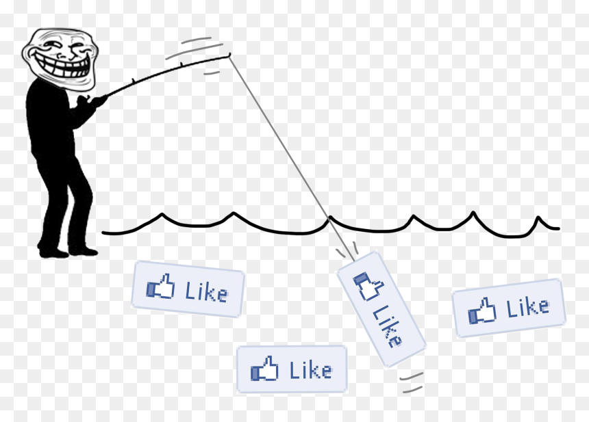Fishing For Likes, HD Png Download - likes png