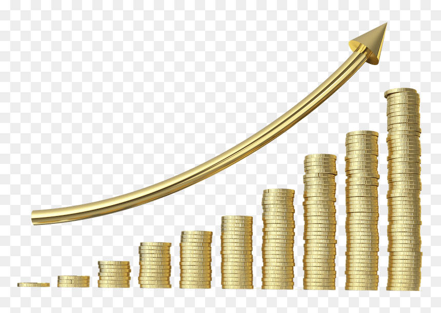 Cash Growth Clip Arts - Profit Background, HD Png Download - growth arrow png