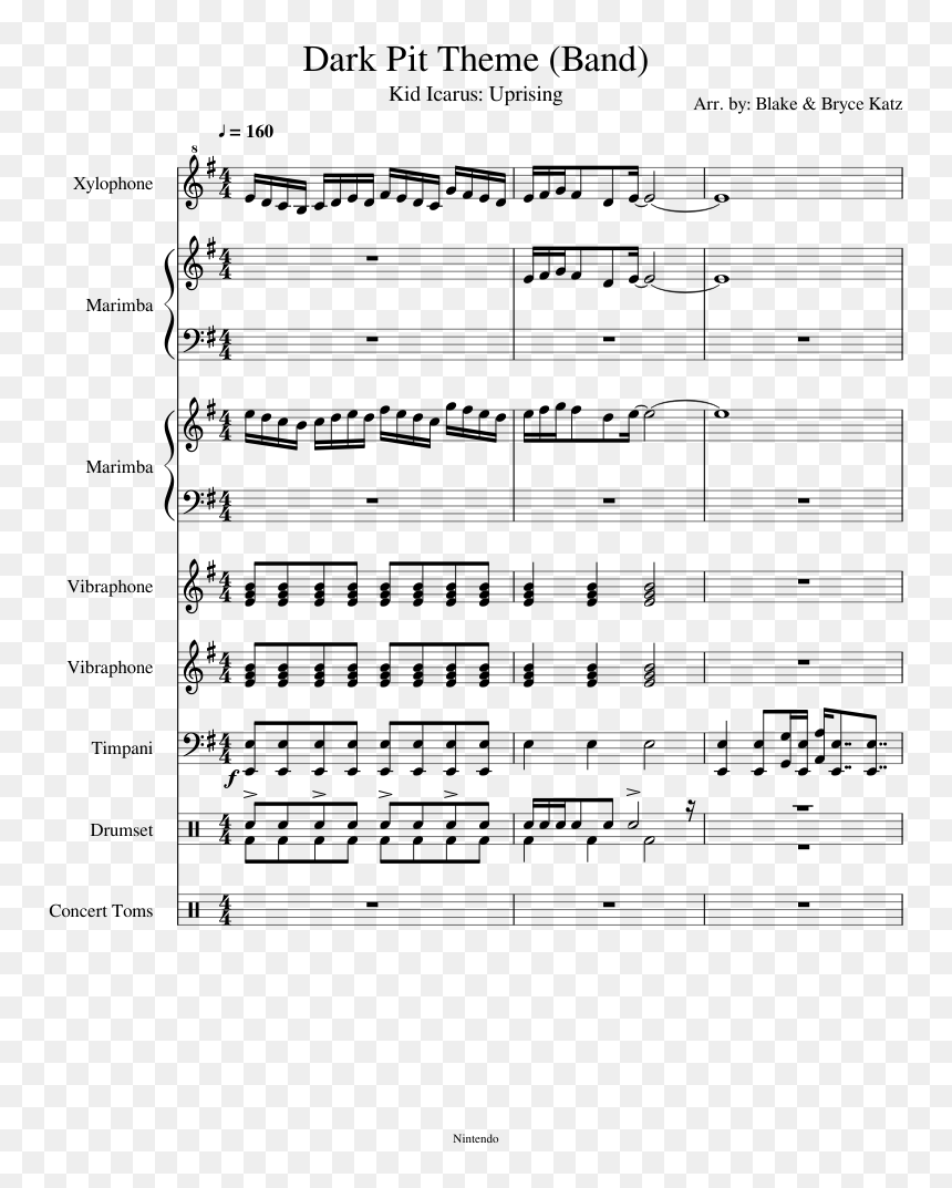 Flight Of The Silverbird Flute Sheet Music, HD Png Download - dark pit png