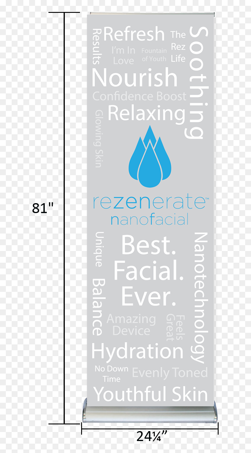 Rezenerate Retractable Banner Gray Background - Sharepoint 2010, HD Png Download - retractable banner png