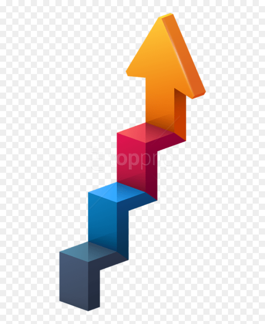 Arrow Clip Art Png - Stairs Clipart Transparent Background, Png Download - arrow border png