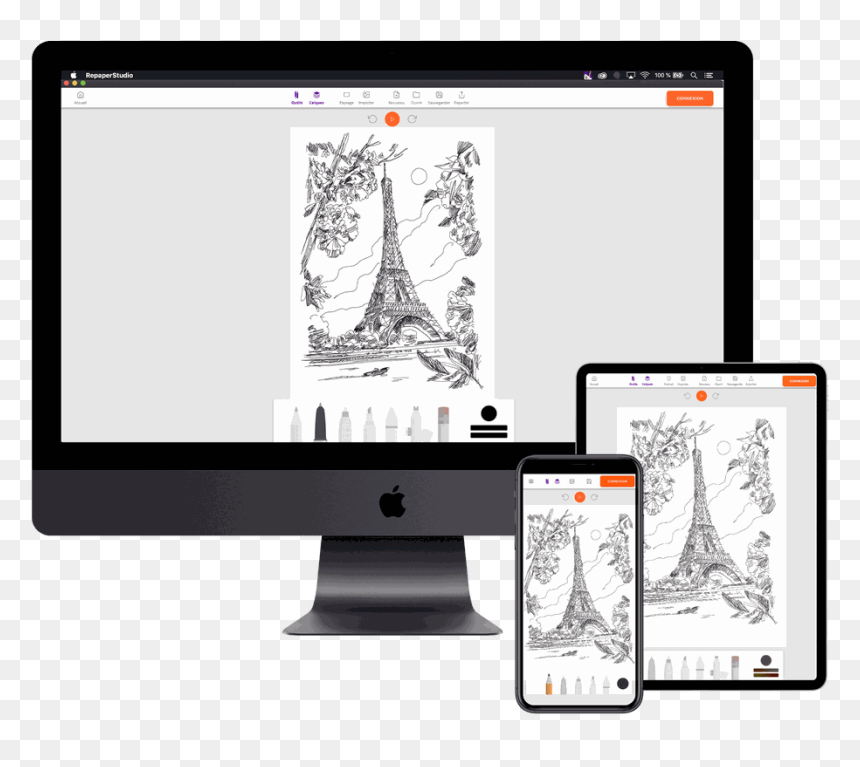 Computer Monitor, HD Png Download - wacom tablet png