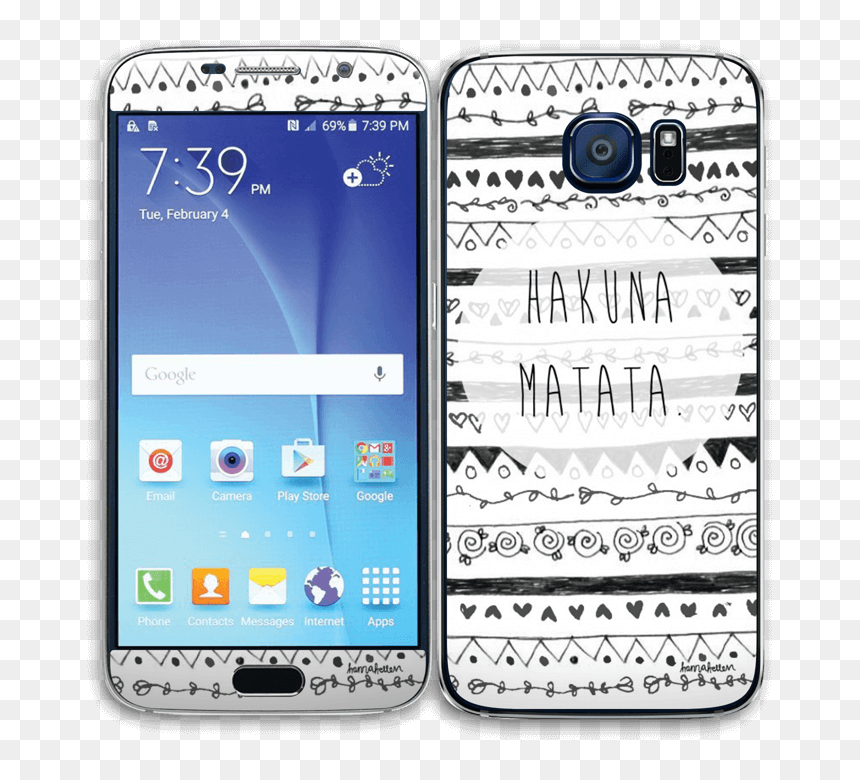 Hakuna Matata Skin Galaxy S6 - Mobile Phone, HD Png Download - hakuna matata png