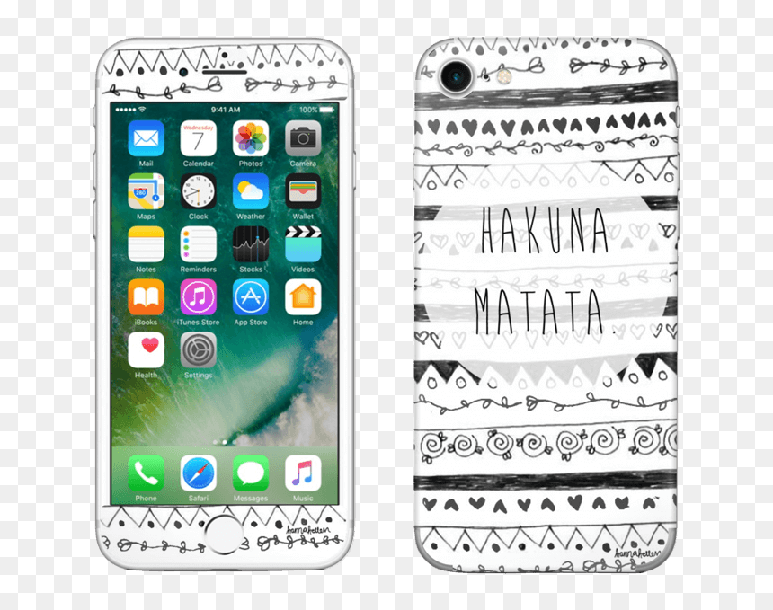 Hakuna Matata Skin Iphone - Iphone 6s Branco Png, Transparent Png - hakuna matata png