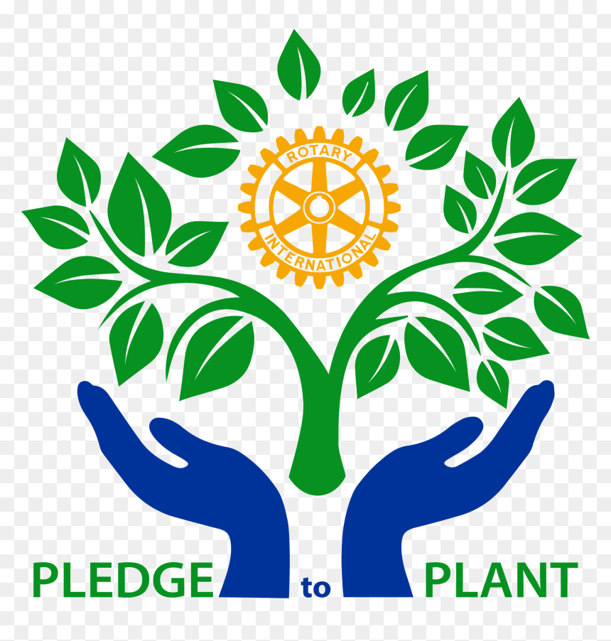 Ian Risely Introduces Pledge To Plant - Laredo Gateway Rotary Club, HD Png Download - rotary international logo png