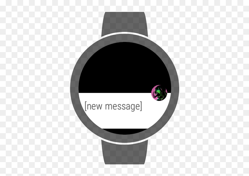 Android Watch Screen Layout, HD Png Download - flatline png
