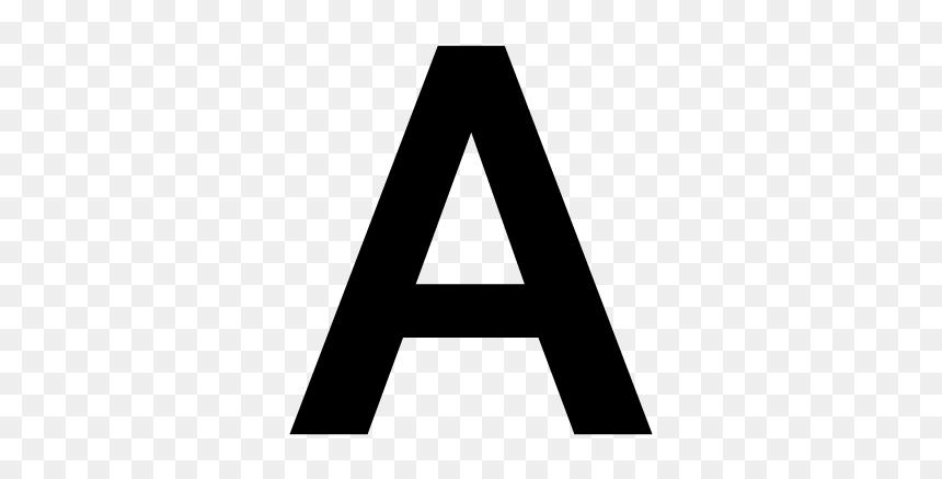 Letter A Transparent Background, HD Png Download - navigation icon png