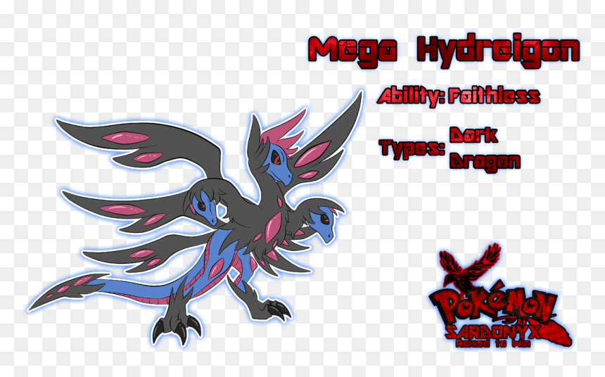 Pokémon, HD Png Download - hydreigon png
