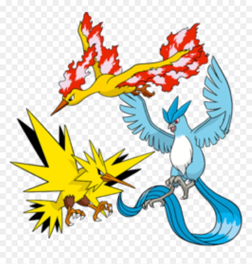 Articuno Zapdos Moltres Spirit, HD Png Download - hydreigon png
