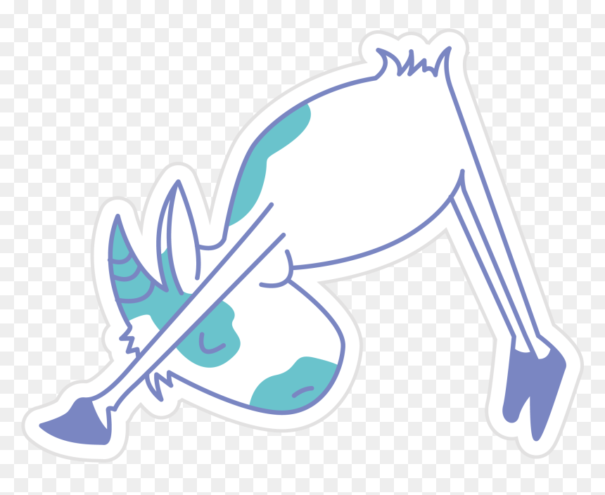 Image - Goat Doing Yoga Cartoon, HD Png Download - baby goat png