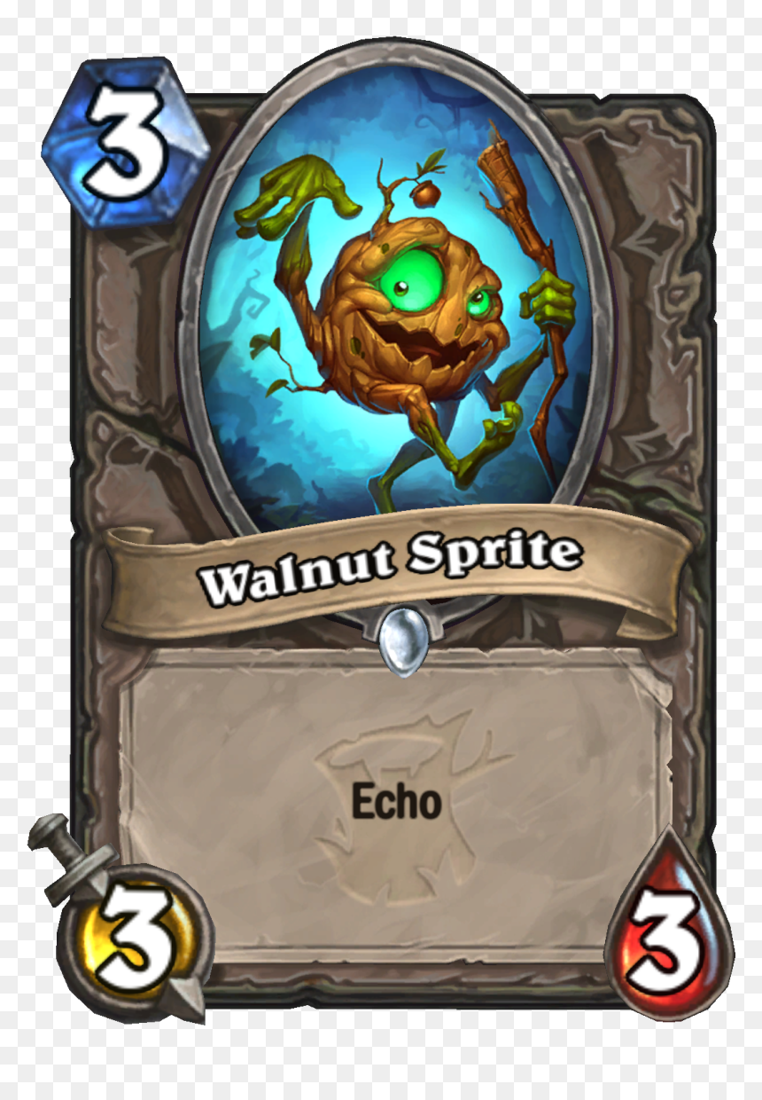 Walnut Sprite Reminds Me Of Hank Hill"s Catchphrase - Hearthstone Odd Cost Cards, HD Png Download - minion eyes png