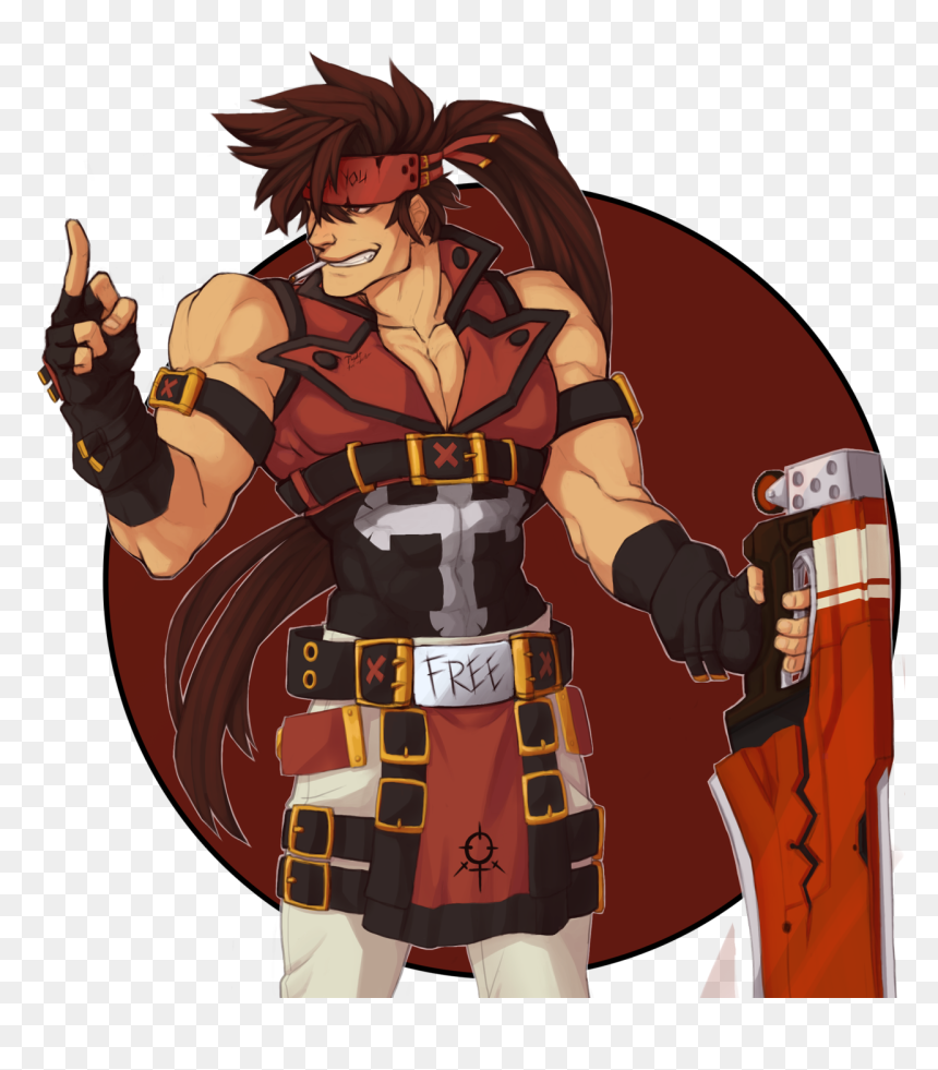Drew This A While Ago But Decided To Post It Here Lool
i - Cartoon, HD Png Download - sol badguy png