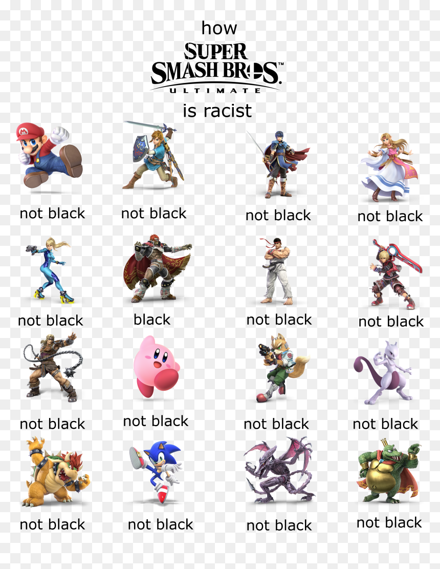 How Super Smash Brps Is Racist U Ltimate Not Black - Super Smash Bros Ultimate Racist, HD Png Download - simon belmont png