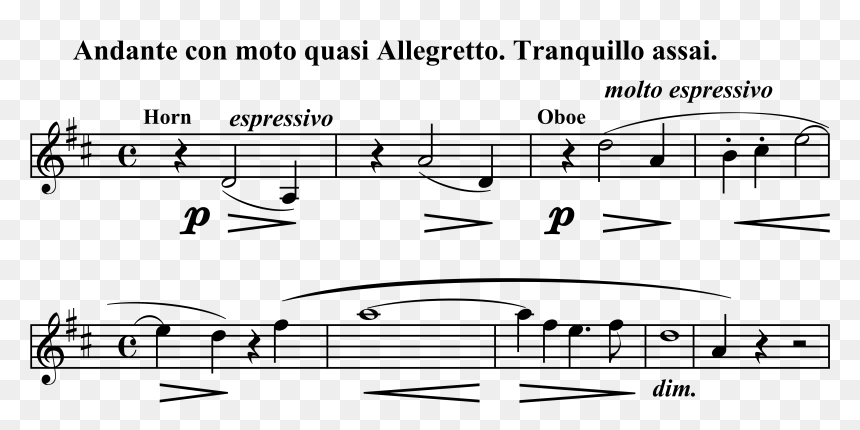 File - Lisztdantesymphony12 - D Major Scale Warm Ups, HD Png Download - oboe png