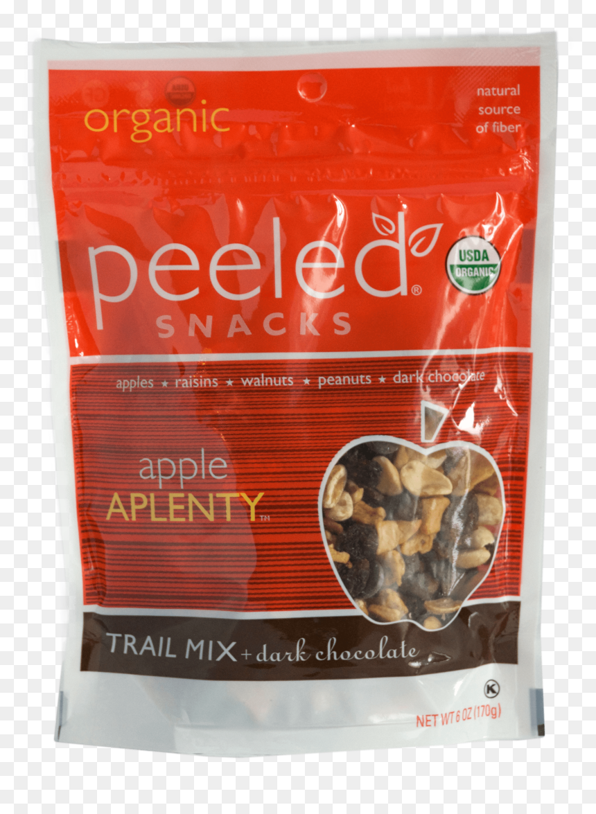 Peeled Snacks Apple Aplenty Trail Mix Package - Packaging And Labeling, HD Png Download - pork chop png