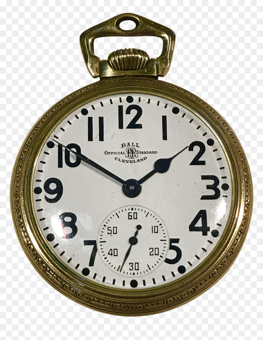 Clip Art Alarm Pocket Watch - Railroad Wrist Watch, HD Png Download - pocketwatch png