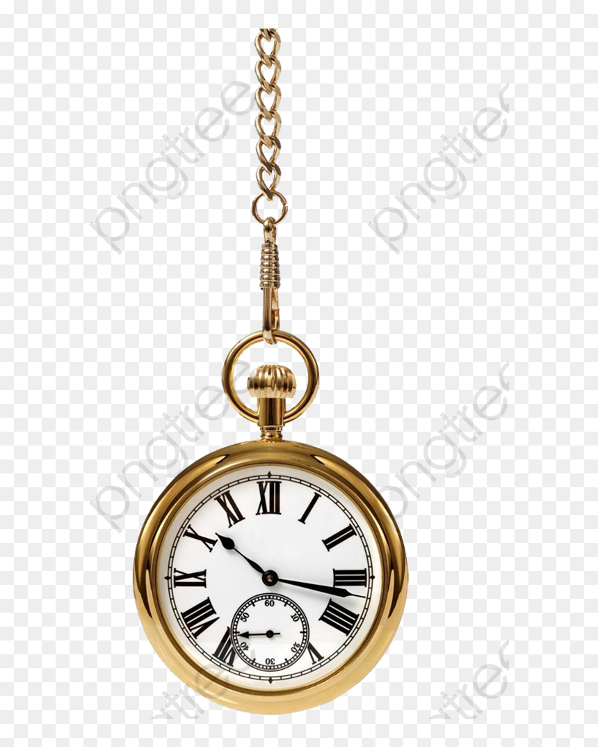 Product Physical Gold Png - Eco Drive Pocket Watch, Transparent Png - pocketwatch png