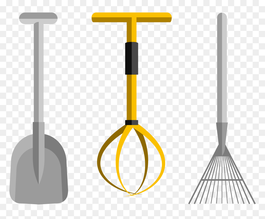 Unique - Shovel, HD Png Download - garden tools png