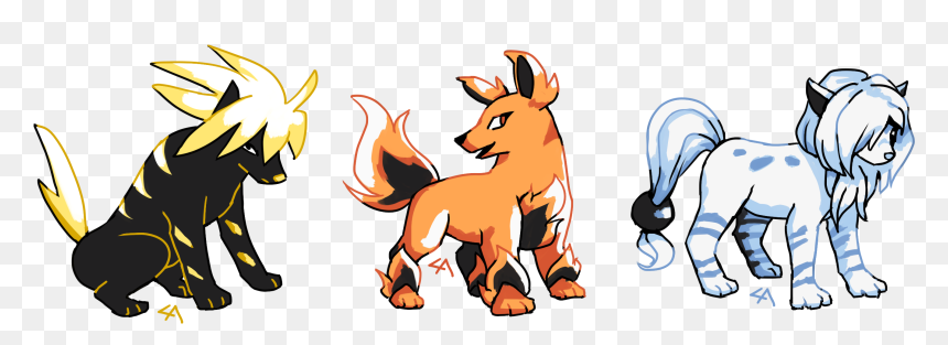 Cartoon Mammal Vertebrate Horse Like Mammal Horse Dog - Pokemon Beta Legendary Dogs, HD Png Download - legendary pokemon png