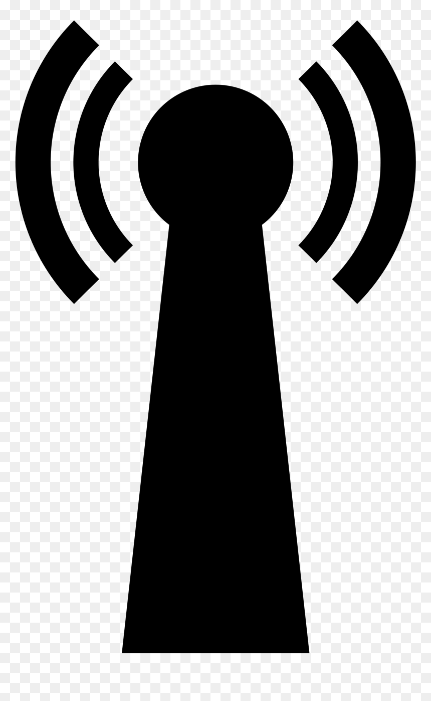 File Antennensymbol Svg Wikimedia Commons Open Ⓒ - Symbol Radio, HD Png Download - xmen logo png