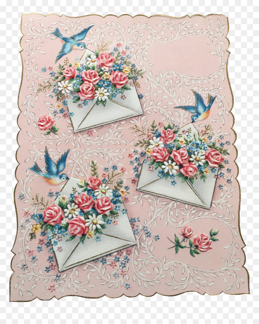 Garden Roses, HD Png Download - lace background png