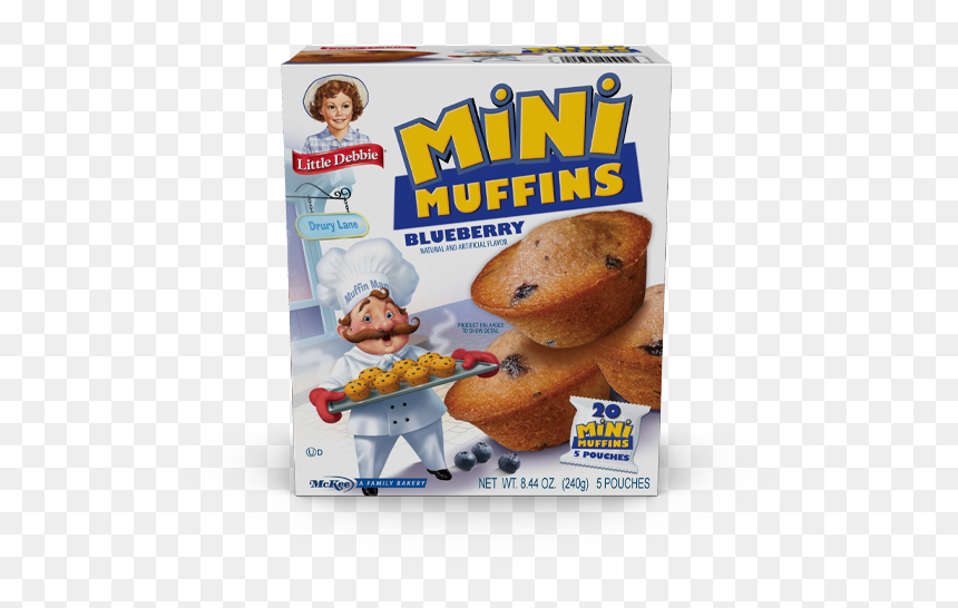 Little Debbie Mini Muffins, HD Png Download - muffins png