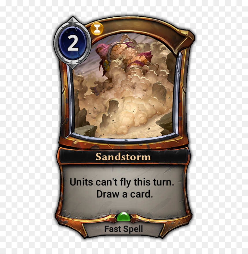 Eternal Card Game Wiki - Eternal Card Game Dinosaur, HD Png Download - sandstorm png