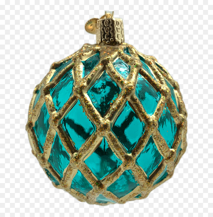Circle, HD Png Download - blue ornament png