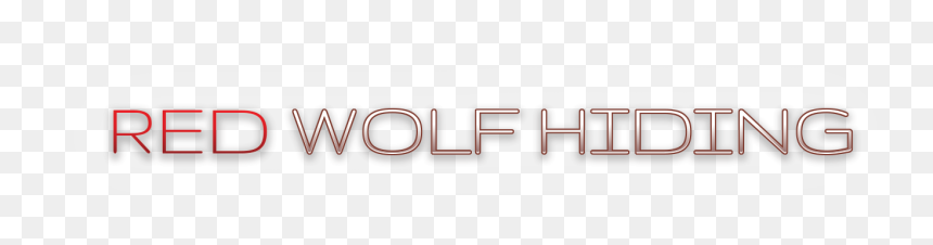 Red Wolf Hiding - Graphics, HD Png Download - red wolf png
