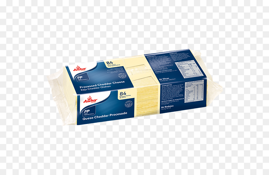 Anchor Cheddar Cheese Slice, HD Png Download - cheddar cheese png