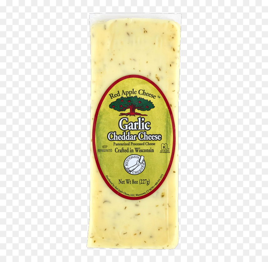 Red Apple Garlic Cheddar, HD Png Download - cheddar cheese png