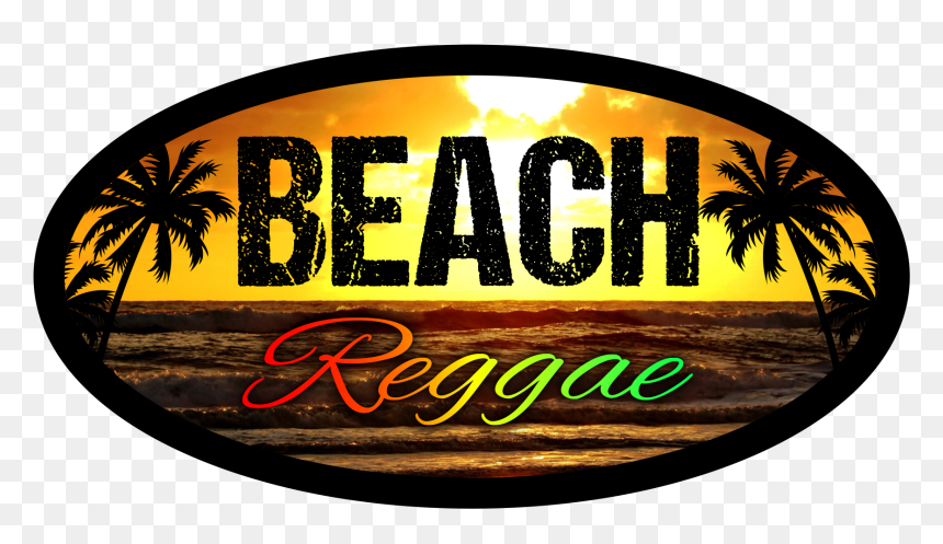 Reggae On The Beach Featuring Tribal Theory With Pato - Label, HD Png Download - reggae png
