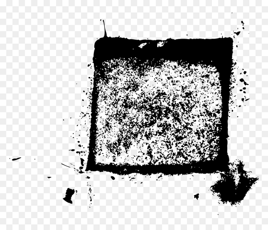 Png File Size - Stamp Square Grunge Texture, Transparent Png - distress texture png
