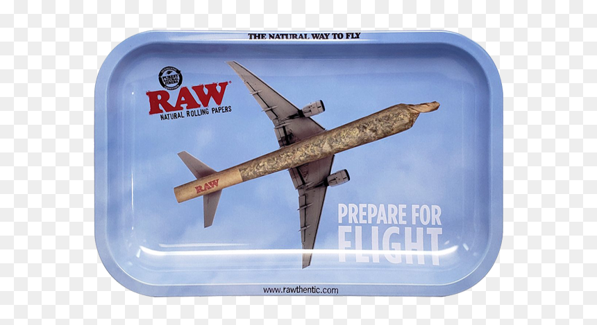 Raw Prepare For Flight Tray - Raw Prepare For Flight Rolling Tray, HD Png Download - flight png