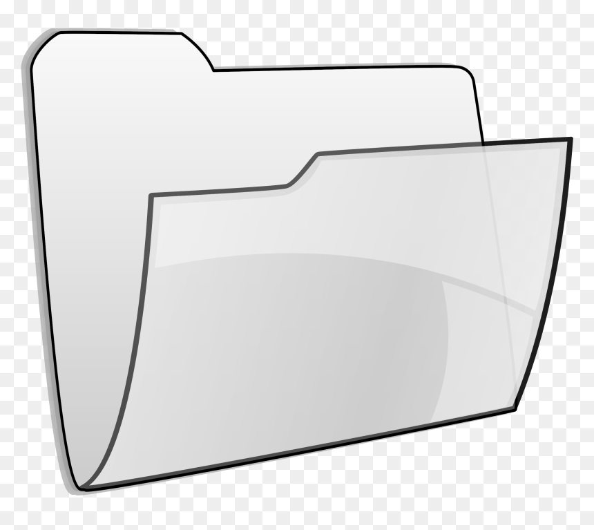 Transparent Folder Clipart Black And White - Rifle, HD Png Download - black folder png