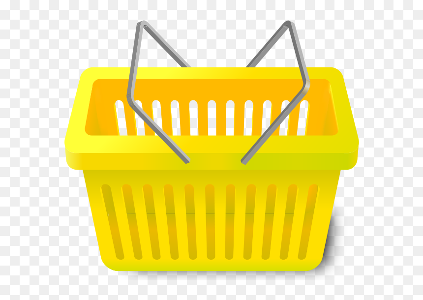 Cart -shopping Cart Yellow - Shopping Scenario, HD Png Download - grocery icon png