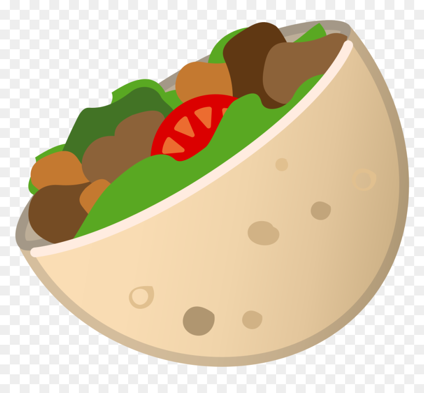 Stuffed Flatbread Icon - Gyro, HD Png Download - bread icon png