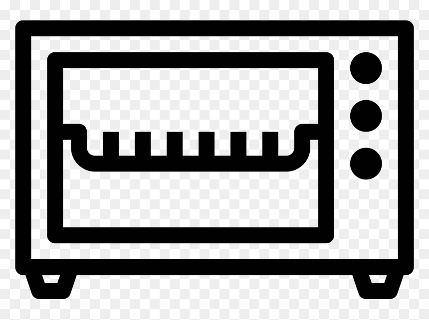 Oven Clipart Bread Oven - Toaster Oven Clip Art, HD Png Download - bread icon png