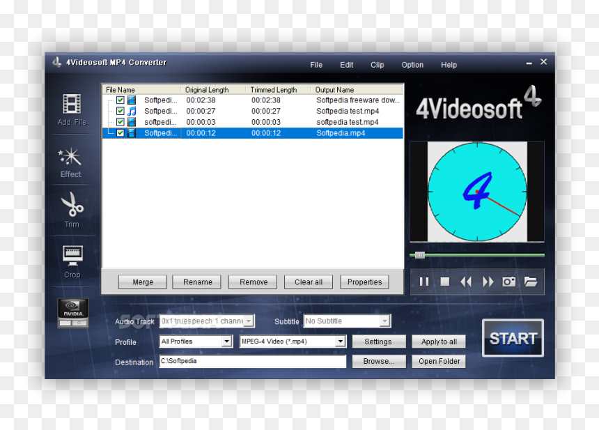 4videosoft Mp4 Converter - Convert Movies To Video, HD Png Download - mp3 png