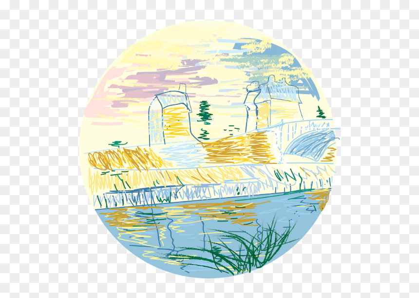 Van Gogh Icon 2 Icon Design Icons Doodle Illustrator - Vangogh Icon, HD Png Download - van icon png