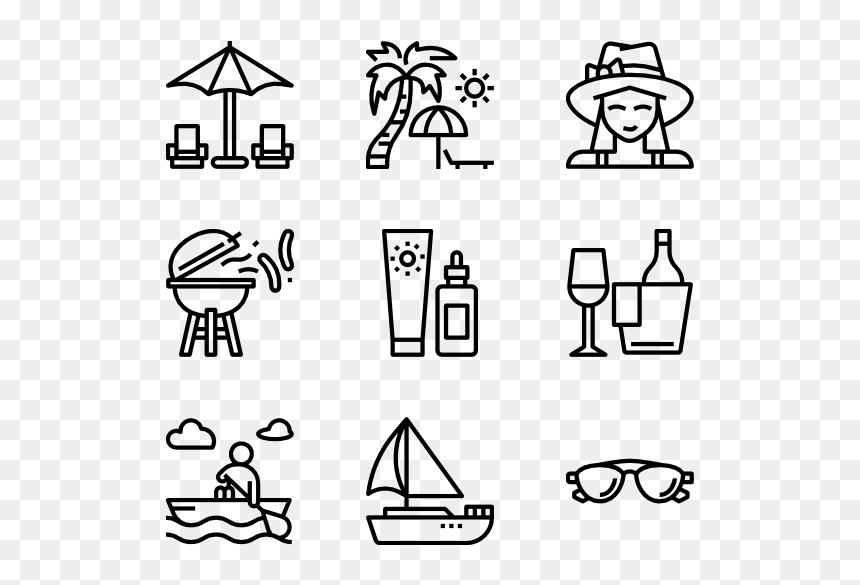Wedding Icons, HD Png Download - vacation icon png