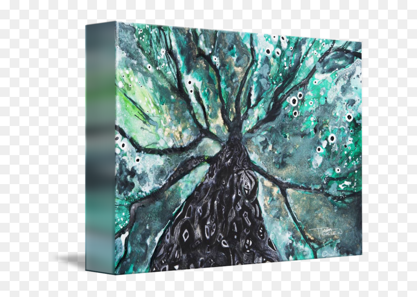 Tree Branches Above, HD Png Download - paintings png