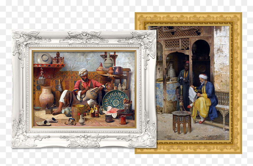 Arabic Paintings - Latier De Poterie Tanger Jean Discart, HD Png Download - paintings png