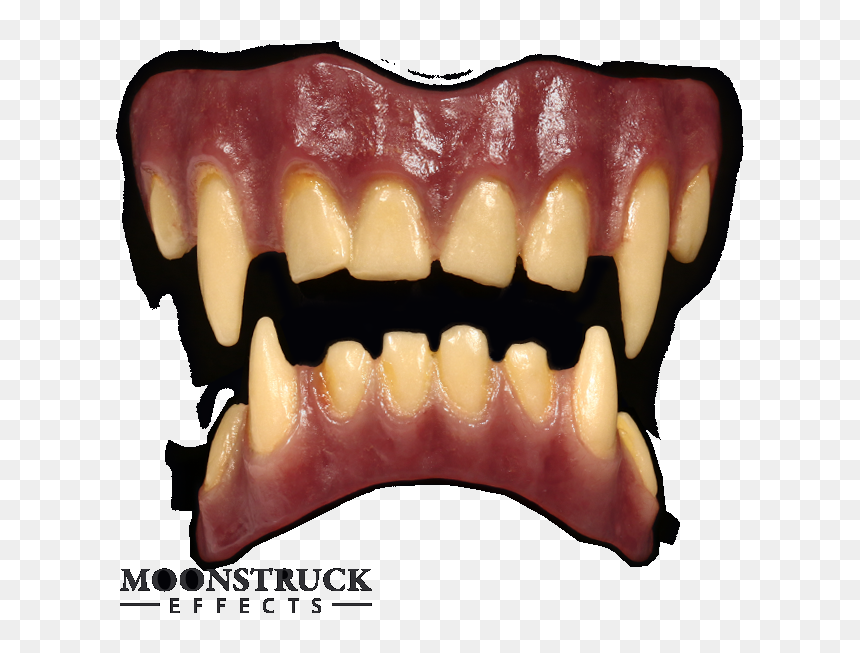 Fenrir Stained Purple Gums - Wolf Gums, HD Png Download - teeth.png