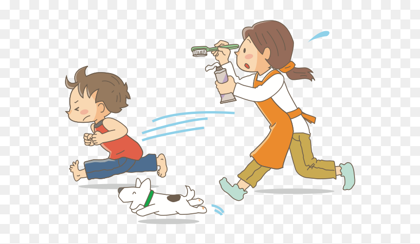 Brush Your Teeth - 不 爱 刷牙 卡通, HD Png Download - teeth.png