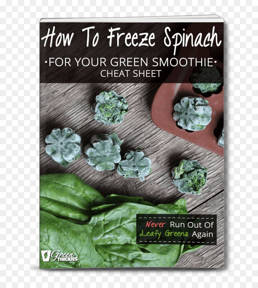 How To Freeze Spinach For Your Green Smoothie Cheat - Superfood, HD Png Download - green smoothie png
