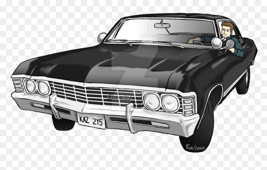 Transparent Dean Winchester Png, Png Download - impala png