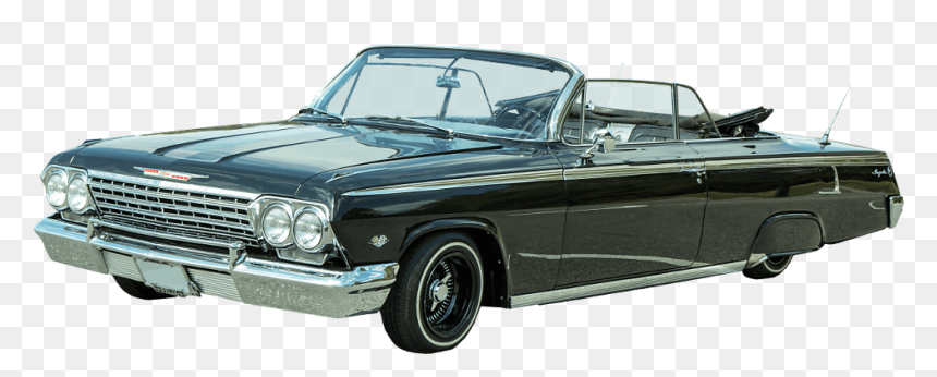 1962 Chevrolet Impala Convertible - Antique Car, HD Png Download - impala png