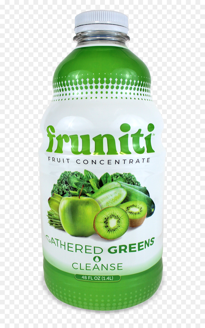 Fruniti 48oz Gathered-greens S - Vegetable Juice, HD Png Download - green smoothie png